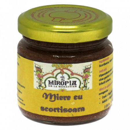 Miere cu scortisoara 120 gr - Miropia Turnu Apiplant