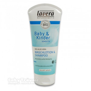 Lotiune si sampon pentru copii cu Aloe Vera BIO, 200 ml
