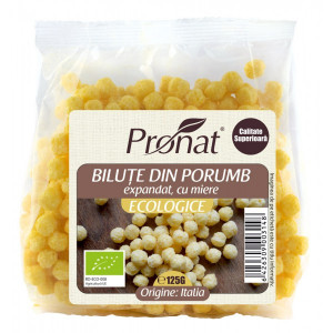 BILUTE BIO DIN PORUMB EXPANDAT CU MIERE, 125G