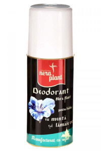 Deodorant Nera Plant cu menta si lamaie verde, 50ml