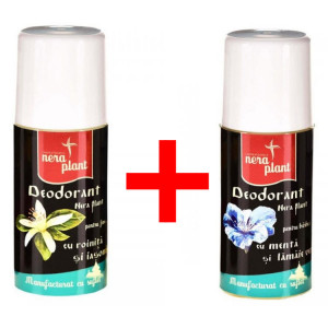 Pachet Promo: Deodorant femei + Deodorant barbati Nera Plant