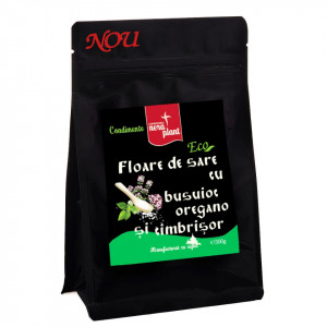 FLOARE DE SARE CU BUSUIOC, OREGANO, CIMBRISOR ECO 300GR