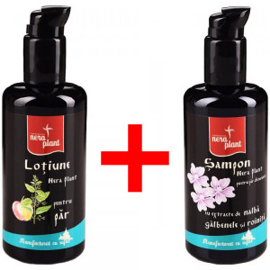 Pachet promo: Lotiune de par 200 ml + Sampon par deteriorat 200 ml