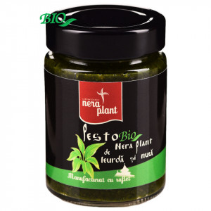 Pesto BIO Nera Plant de leurdă și nucă, 175g