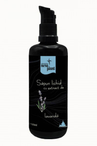 Sapun lichid Nera Plant cu extract de lavanda, 100ml