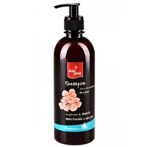 Sampon Nera Plant pentru toate tipurile de par cu extracte de menta, urzica si mesteacan, 500 ml