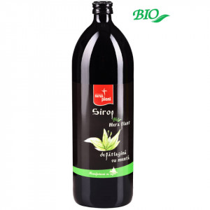 Sirop Nera Plant BIO de patlagina cu menta, 1L