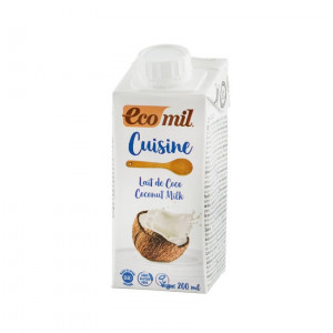 Crema vegetala Bio pentru gatit pe baza de cocos, 200 ml