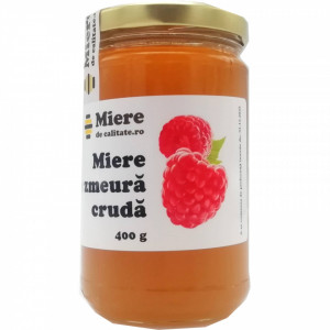 Miere de zmeura cruda 400g