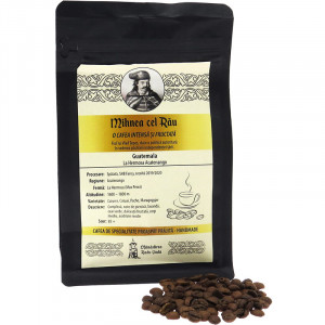Cafea boabe proaspat prajita handmade "Mihnea cel Rau - PREMIUM" , 150g