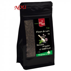 FLOARE DE SARE CU BUSUIOC, OREGANO, CIMBRISOR ECO 75GR