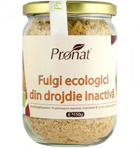 Fulgi Bio din drojdie inactiva, Pronat, 150g