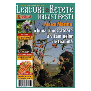 LEACURI ŞI REŢETE MĂNĂSTIREŞTI. NR. 30