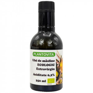 ULEI DE MĂSLINE BIO EXTRAVIRGIN, ACIDITATE 0.2% 250ML