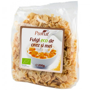 Extinde FULGI BIO DE OREZ SI MEI, 200G