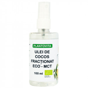 Ulei de cocos fractionat eco - MCT, 100 ml