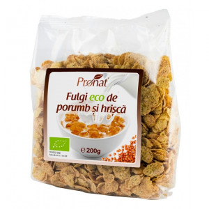 FULGI BIO DE PORUMB SI HRISCA, 200G