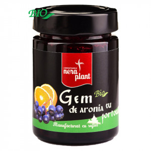 Gem de aronia cu portocale BIO Nera Plant, 230g