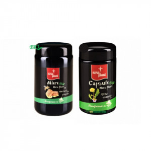 Pachet promoțional '' Tonic general". Capsule Nera Plant Vito Complex, 90 capsule + Miere BIO Nera Plant cu Tinctura de Propolis, 220g