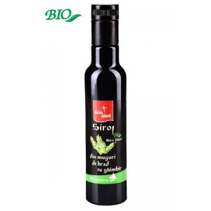 Sirop Nera Plant BIO din muguri de brad cu ghimbir, 250ml