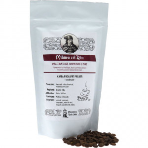 Cafea boabe proaspat prajita "Mihnea cel Rau" prajita handmade, 200g