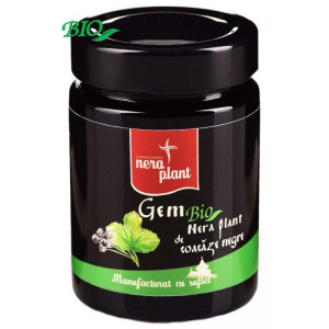 Gem de coacaze negre BIO Nera Plant, 230g