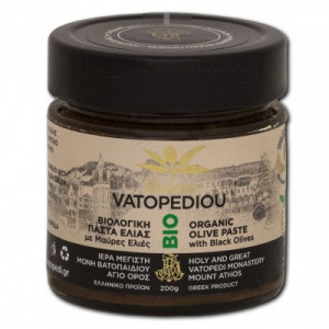 Pasta de masline Bio din masline negre - 200 gr - Sfantul Munte Athos - Manastirea Vatoped