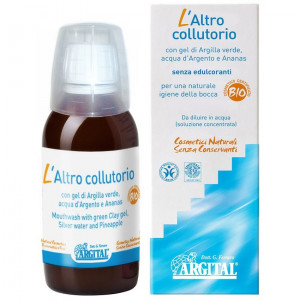 APA DE GURA CU GEL DE ARGILA VERDE, APA DE ARGINT SI ANANAS, 100 ML ARGITAL