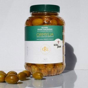 Masline verzi cu oregano si otet, 1 Kg