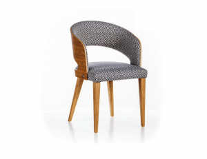 Klub fotelja Doha p WOOD oak