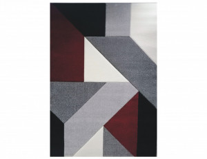 Tepih Diamond 22615-951 Bordo/Sivo/Crno