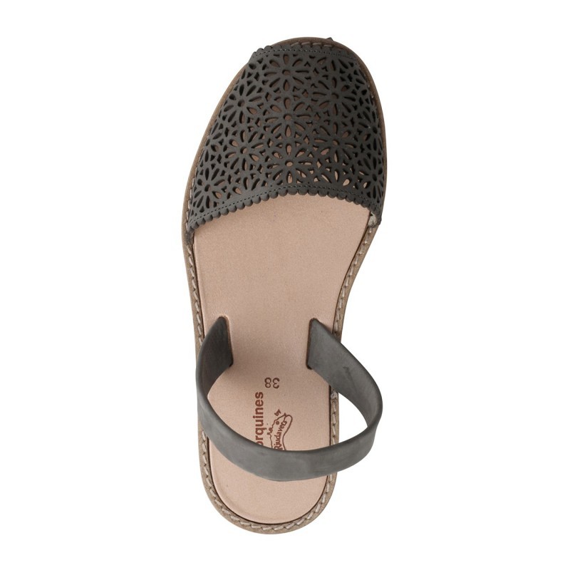 Sandale din piele naturala MINORQUINES Laser Grey