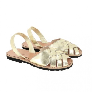 Sandale din piele naturala MINORQUINES Compostelle METAL
