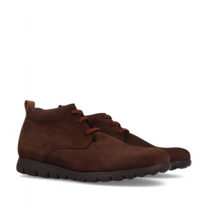 Ghete din piele naturala NAUTICAL Brown
