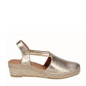 Sandale din piele naturala CARMEN Gold