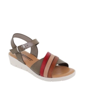 Sandale din piele naturala MORINGA Khaki