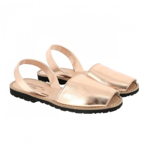 Sandale din piele naturala AVARCA MINORQUINES Metal Somon