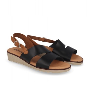 Sandale din piele naturala FOX Black