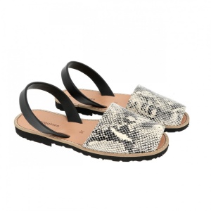Sandale din piele AVARCA MINORQUINES Reptile White