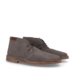 Ghete din piele intoarsa ITALIAN Grey