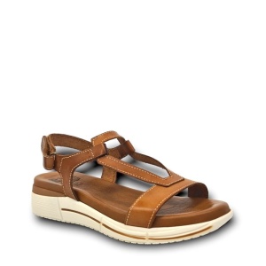 Sandale din piele naturala OLIMPIA Brown