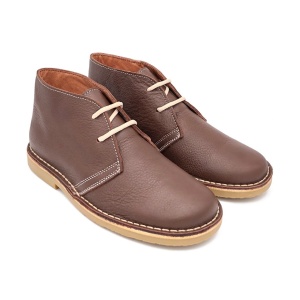 Ghete din piele naturala NAPPA Choco