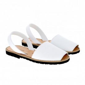 Sandale din piele naturala AVARCA MINORQUINES Glitter White
