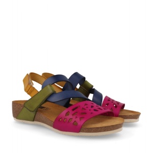 Sandale din piele naturala RIVIERA Pink