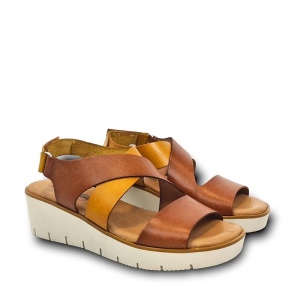 Sandale din piele naturala VENTURA Brown