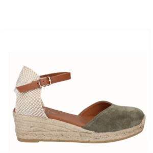 Sandale din piele naturala CREMONA Khaki