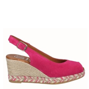 Sandale din piele naturala FIONA Fucsia