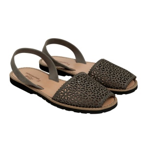 Sandale din piele naturala MINORQUINES Laser Grey