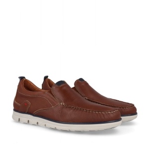 Pantofi sport din piele naturala SAUL Camel