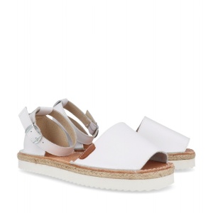 Sandale din piele naturala AVARCA FLAMENCO White